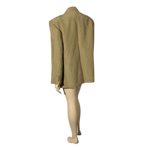 NWT Sandro Tan Oversized Blazer Jacket - Picture 4 of 16